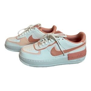Womens Nike Air Force 1 Shadow in washed coral
